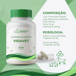 Lactobacillus Composto VidaVet - 30 cápsulas