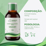 Xarope Acetilcisteína (NAC) VidaVet - 120ml 