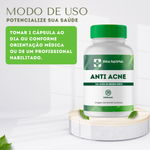 Anti Acne 30 Cápsulas - Pele Sem Espinhas COMPRE 2 LEVE 3