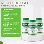 Kit Composto Anti Câimbra – 30 Cápsulas + Pré-Treino Runner - 60 Cápsulas + Mitocondrial Runner - 60 Cápsulas