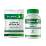 Kit Articular Runner  – 30 Cápsulas + Suporte Articular – 30 Sachês 
