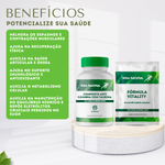 Kit Composto Anti Câimbra com Taurina – 90 Cápsulas + Fórmula Vitality – 30 sachês sabor laranja 
