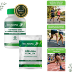 Kit Composto Anti Câimbra com Taurina – 90 Cápsulas + Fórmula Vitality – 30 sachês sabor laranja 