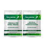 Kit Fórmula Pré Intra Treino - 30 sachês sabor laranja + Mix de AA ( Aminoácidos Essenciais Runner ) – 30 sachês sabor laranja 