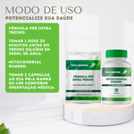 Mitocondrial Runner - 60 Cápsulas + Fórmula Pré Intra Treino - 30 Sachês sabor laranja