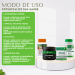 Kit Mitocondrial Runner - 60 cápsulas + Fórmula Pré Intra Treino - 30 sachês sabor laranja +  Glutamina 300g + Probiótico  PB11 - 120 cápsulas