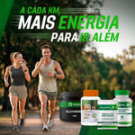 Kit Mitocondrial Runner - 60 cápsulas + Fórmula Pré Intra Treino - 30 sachês sabor laranja +  Glutamina 300g + Probiótico  PB11 - 120 cápsulas
