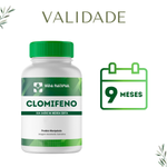 Clomifeno - Combate a Infertilidade - 60 cápsulas COMPRE 2 LEVE 3