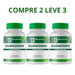 Clomifeno - Combate a Infertilidade - 60 cápsulas COMPRE 2 LEVE 3