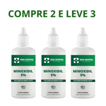 Minoxidil 5% - Tratamento para Cabelo 100ml COMPRE 2 LEVE 3