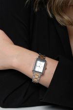 Relógio Feminino Milano Bicolor Prata e Rosé 20x26mm