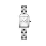 Relógio Feminino Milano Prata Retangular 20x26mm