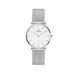 Relógio Feminino London Silver 32mm com Pulseira de Aço Inoxidável