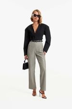 Calça de Couro legítimo Sanny Graystone