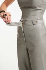 Calça de Couro legítimo Sanny Graystone