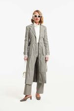 Calça de Couro legítimo Sanny Graystone