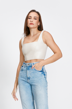 Cropped de Couro Orla