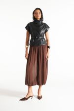 Blusa de Couro Legítimo FIG+GC Preto
