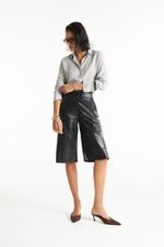 Bermuda de Couro FIG+GC Preto