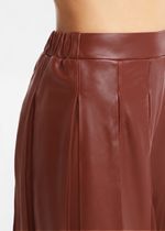 Calça de Couro Legítimo Myrien Mogno