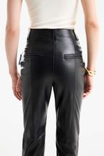 Calça de Couro Legítimo Louise Preto
