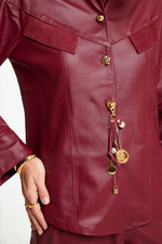 Camisa de Couro Legítimo Sakiori Granada