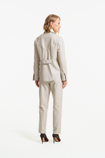 Camisa de Couro Legítimo Sakiori Off White