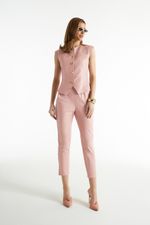 Blusa de Couro Legítimo Yoko Quartzo