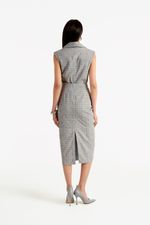 Blusa de Couro Legítimo Grace Tweed