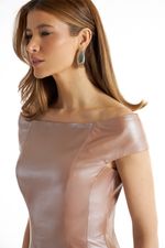 Blusa de Couro Legítimo Anna Rosé