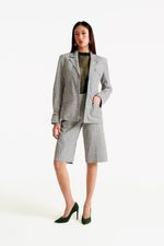 Blazer de Couro Legítimo Onas Tweed