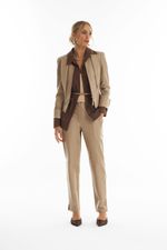 Calça de Couro Legítimo Louise Bruma