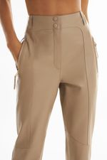 Calça de Couro Legítimo Louise Bruma