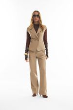 Luva de Couro Fingerless Ebano