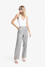 Calça de Couro Legítimo Sanny Ostri Machê