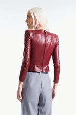 Blusa de Couro Legítimo Brooke Granada