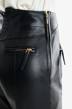 Calça de Couro Legítimo Jolie Preto