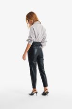 Calça de Couro Legítimo Duda Preto