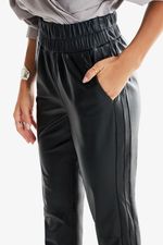 Calça de Couro Legítimo Duda Preto