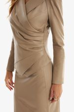 Blusa de Couro Legítimo Leonor Bruma