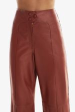 Calça de Couro Legítimo Lucca Mogno