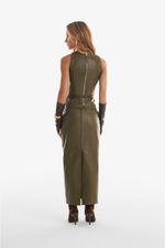 Regata de Couro Legítimo Dakota Olive