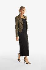 Jaqueta de Couro Legítimo Noah Olive