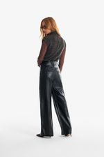 Calça de Couro Legítimo Lucca Preto