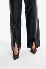Calça de Couro Legítimo Lucca Preto