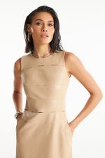 Vestido de Couro Legítimo FIG+GC Craft