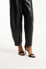 Calça de Couro Legítimo Mira Preto