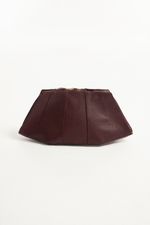 Necessaire de Couro Liba Grano burgundy