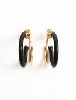Brinco de Couro Cheers Preto