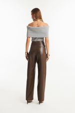 Calça de Couro Legítimo Theo Truffle